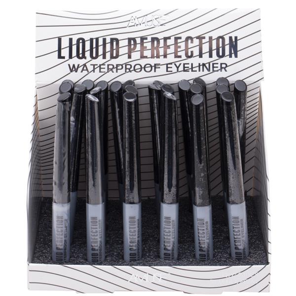 AMUSE LIQUID PERFECTION WATERPROOF EYELINER (24 UNITS)