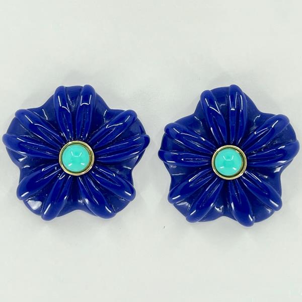 FLOWER POST EARRING