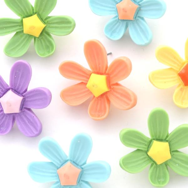 FLOWER POST EARRING