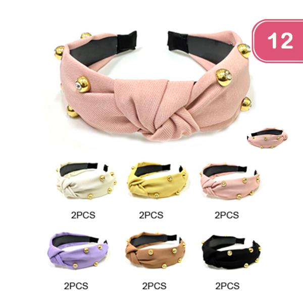STUD HEADBAND (12 UNITS)