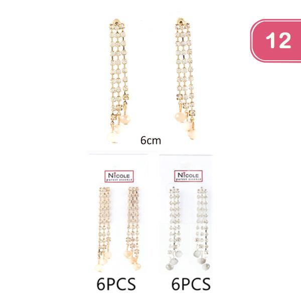 POST DANGEL EARRING (12UNTS)