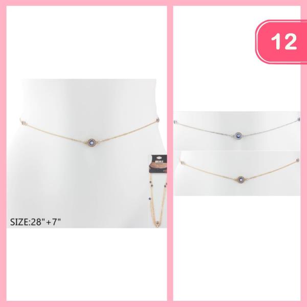 EVIL EYE BELLY CHAIN (12 UNITS)