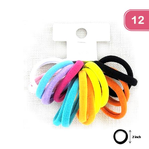 FASHION HAIR TIE SET (12 UNITS)