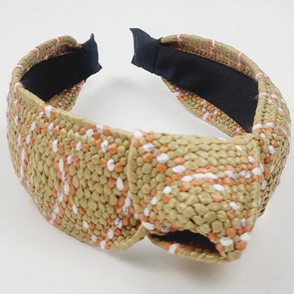STRAW MID KNOT HEADBAND