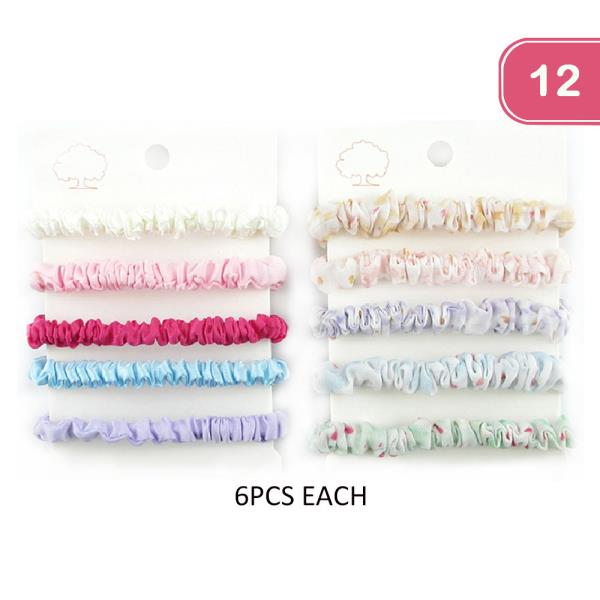 HAIR SCRUNCHIE (12 UNITS)