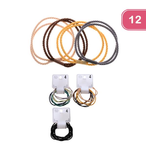 PONG ORING HAIR SCRUNCHIES (12 UNITS)