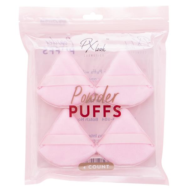 PX LOOK 4 PC POWDER PUFFS SET (12 UNITS)
