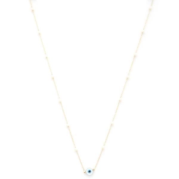 EVIL EYE BEAD NECKLACE