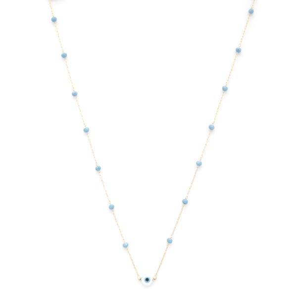 EVIL EYE BEAD NECKLACE