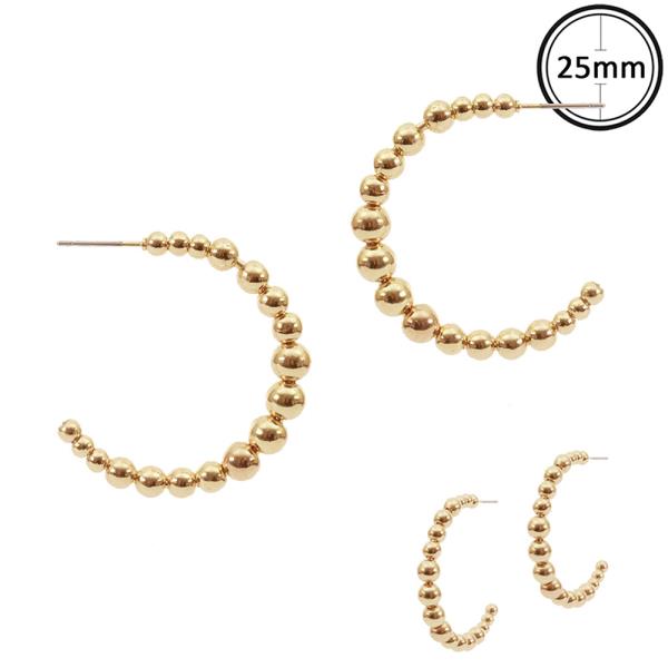CCB HOOP EARRING