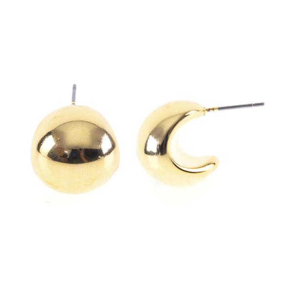 PUFFY DOME EARRING