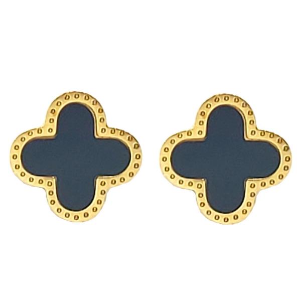 CLOVER POST EARRING