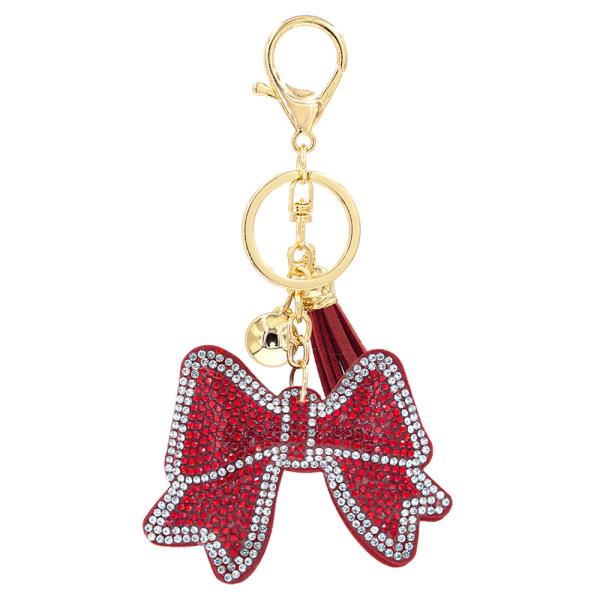 CHRISTMAS BOW KEYCHAIN