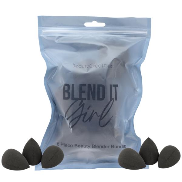 BEAUTY CREATIONS BLEND IT GIRL 6 PC SET BLACK