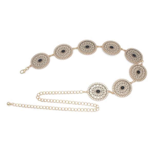 FASHION WESTERN STYLE METAL BELT