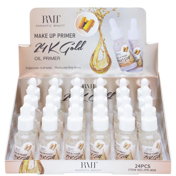 ROMANTIC BEAUTY MAKE UP 24K GOLD OIL PRIMER (24 UNITS)
