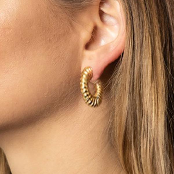 14K GOLD/WHITE GOLD DIPPED POST