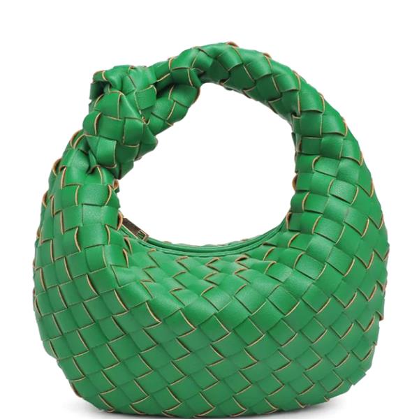 FASHION WOVEN DESIGN TRACY CLUTCH BAG
