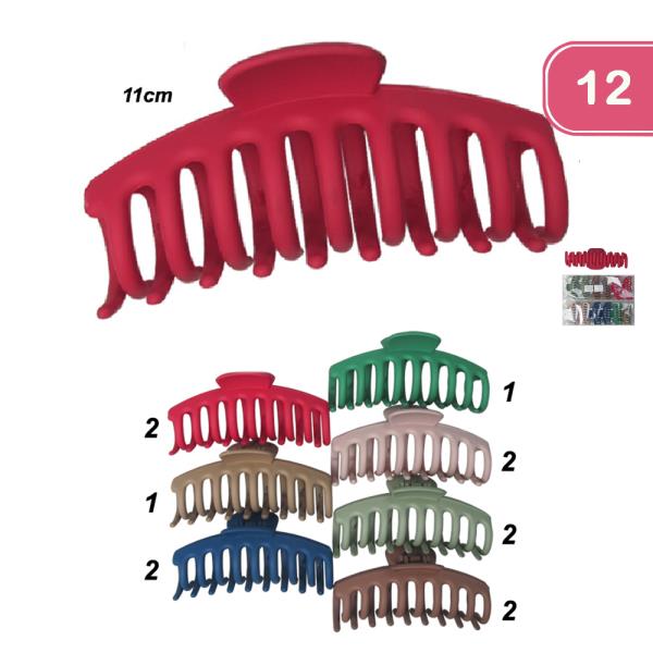 FASHION HAIR CLAW CLIP (12 UNITS)