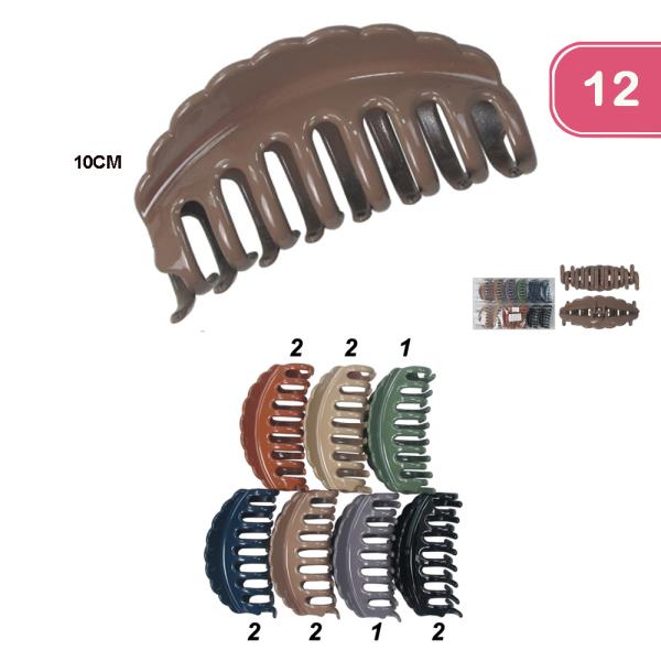 FASHION HAIR CLAW CLIP (12 UNITS)