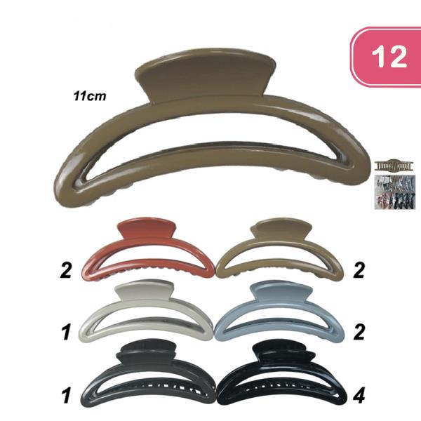 FASHION JAW HAIR CLIP (12 UNITS)
