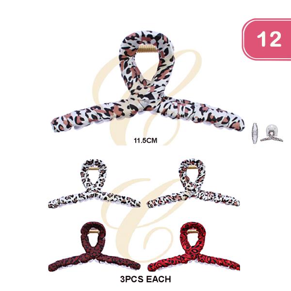 PRINT HAIR CLIP (12 UNITS)
