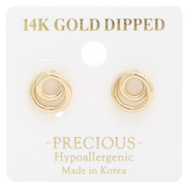 FASHION METAL STUD EARRING