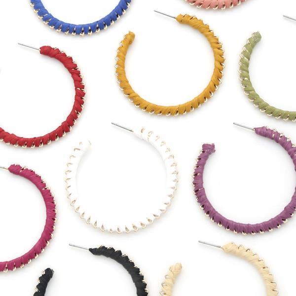 OPEN CIRCLE EARRING