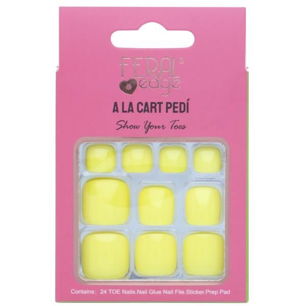 FERAL EDGE A LA CART PEDI DESIGN7 SHOW YOUR TOES NAIL DECORATION SET