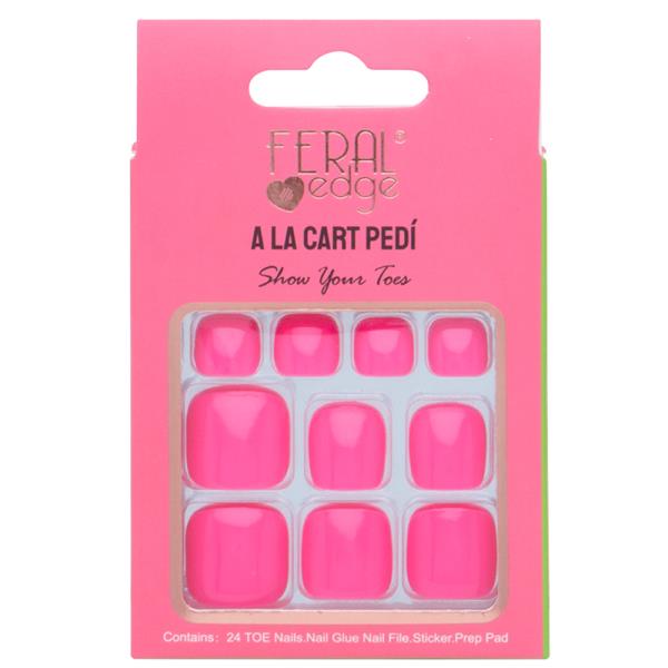 FERAL EDGE A LA CART PEDI DESIGN8 SHOW YOUR TOES NAIL DECORATION SET