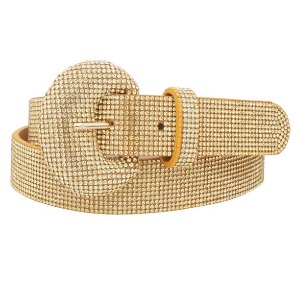 PLUS SIZE FULL RHINESTONE BELT
