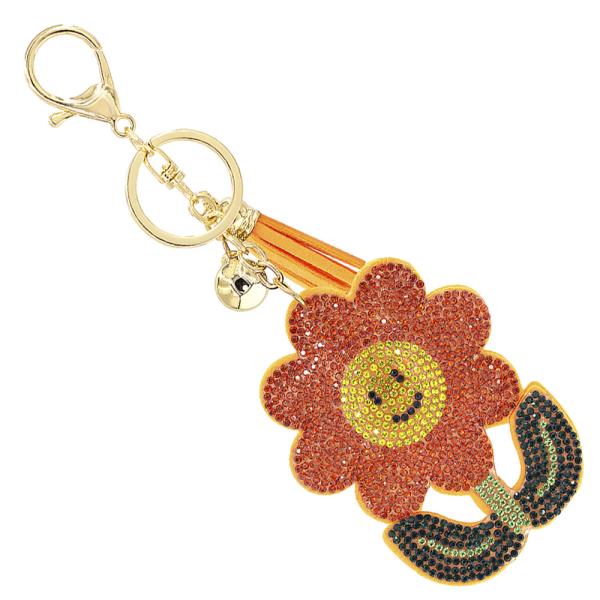SMILE FLOWER KEYCHAIN