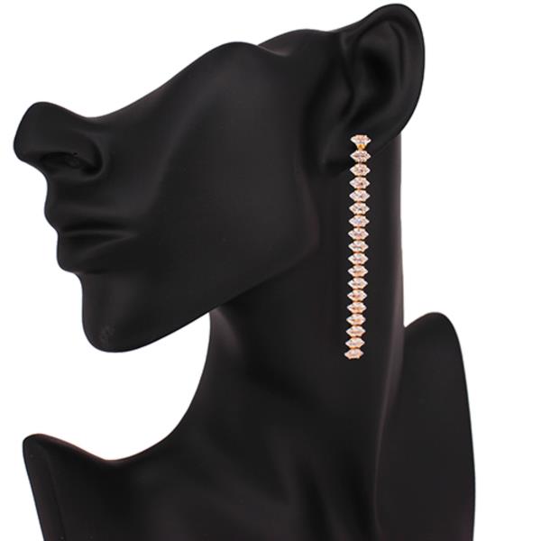 RHINESTONE DROL EARRING