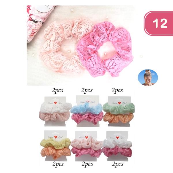 FASHION HAIR SCRUNCHIE (12UNITS)