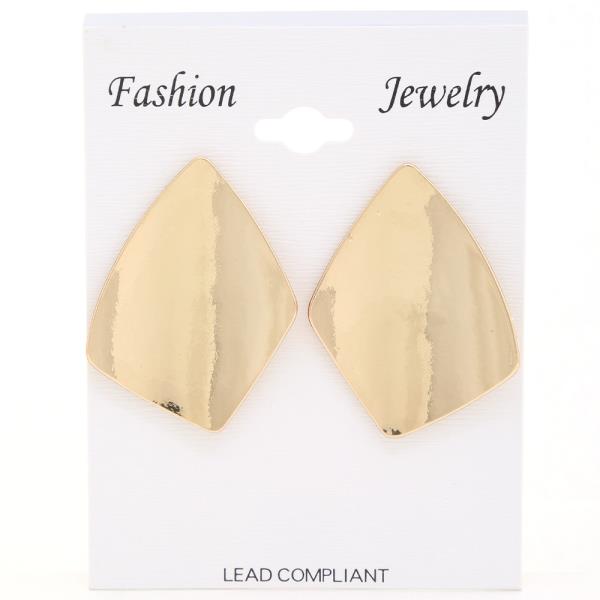 METAL CLIP ON EARRING