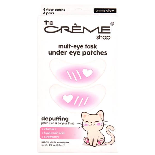THE CREME SHOP MULTI EYE TASK UNDER EYE PATCHES - DEPUFFING - ANIME GLOW (3 PAIRS)