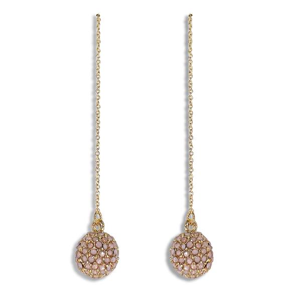 METAL LONG DROP EARRING