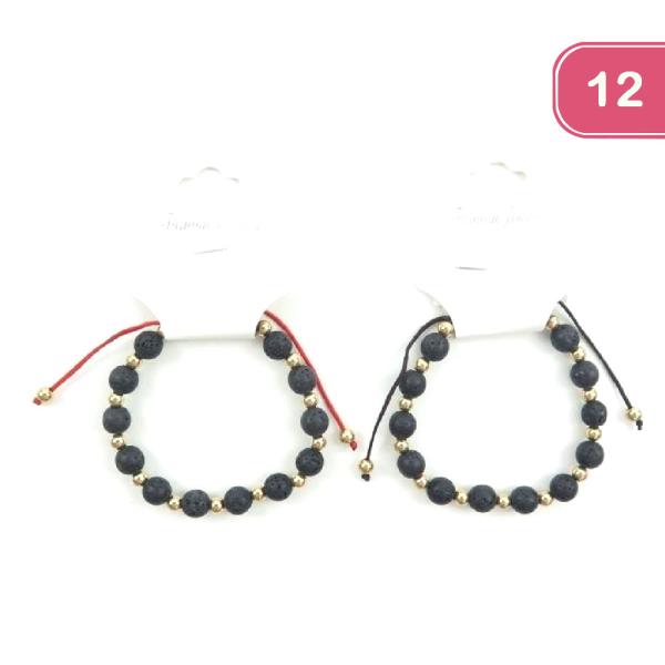FASHION BEAD BRACELET (12UNITS)