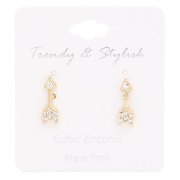 ARROW CRYSTAL EARRING
