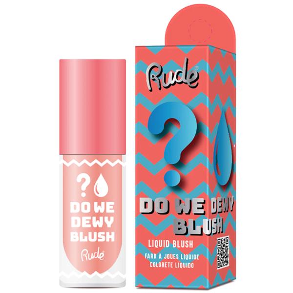 RUDE COSMETICS DO WE DEWY LIQUID BLUSH - CORAL