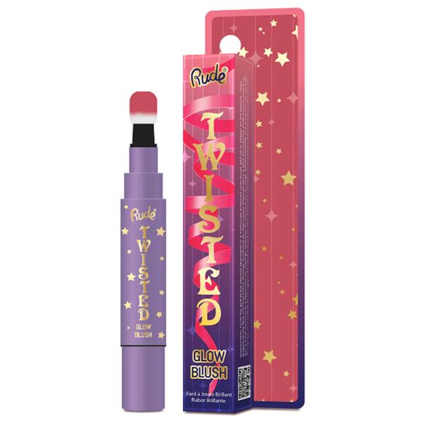 RUDE COSMETICS TWISTED GLOW BLUSH - RED VELVET