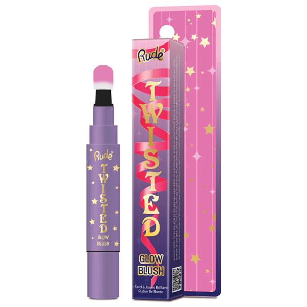 RUDE COSMETICS TWISTED GLOW BLUSH - PETAL PINK