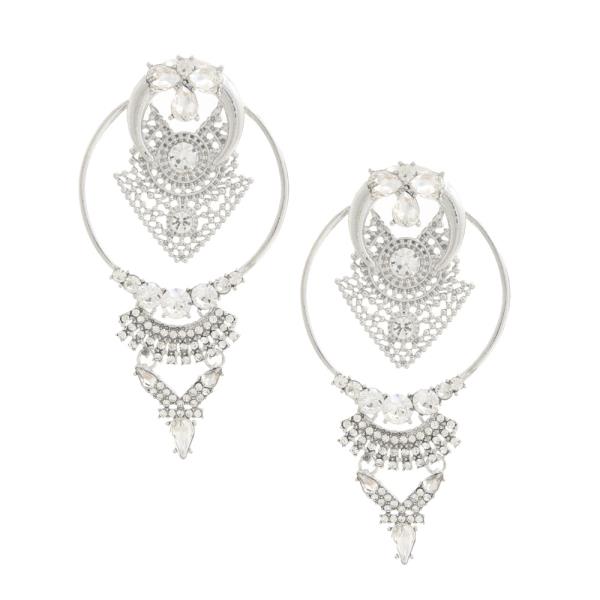 SODAJO METAL RHINESTONE EARRING
