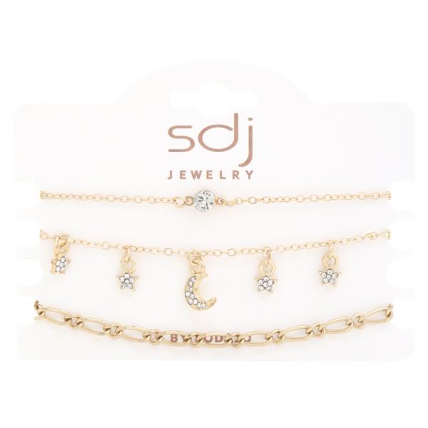 SODAJO MOON STARS ASSORTED BRACELET SET