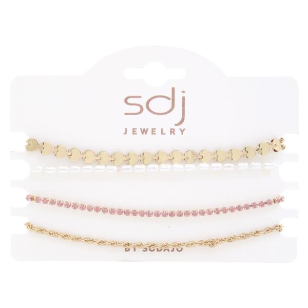 SODAJO PEARL BEAD ASSORTED BRACELET SET