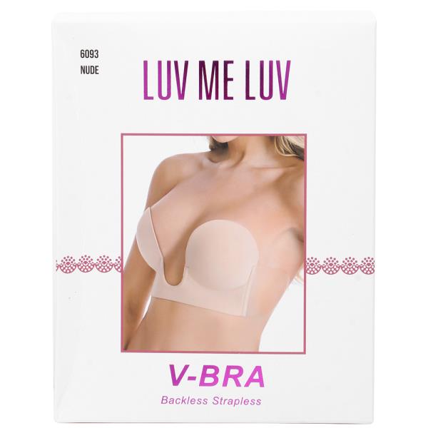 LUV ME LUV BACKLESS STRAPLESS V BRA