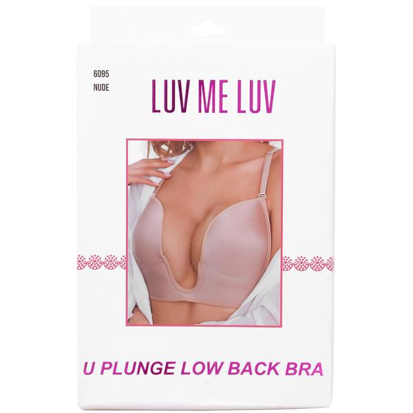 LUV ME LUV U PLUNGE LOW BACK BRA