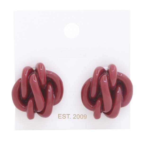 COLOR METAL EARRING