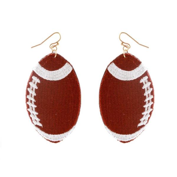 GAME DAY FISH HOOK EARRING