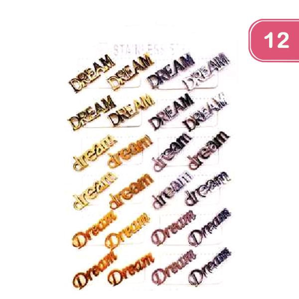 FASHION DREAM STUD EARRING (12UNITS)